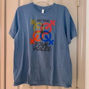 Four Voices T-Shirt 2017 Tour - Indigo Girls, Joan Baez, Mary Chapin Carpenter